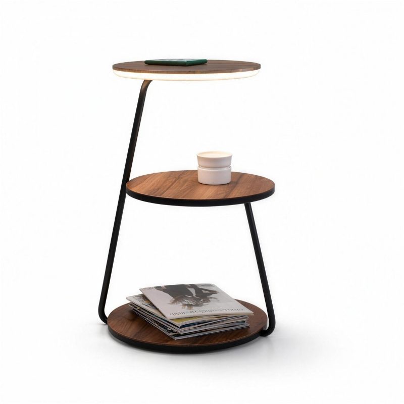 Table de Chevet Lumineuse