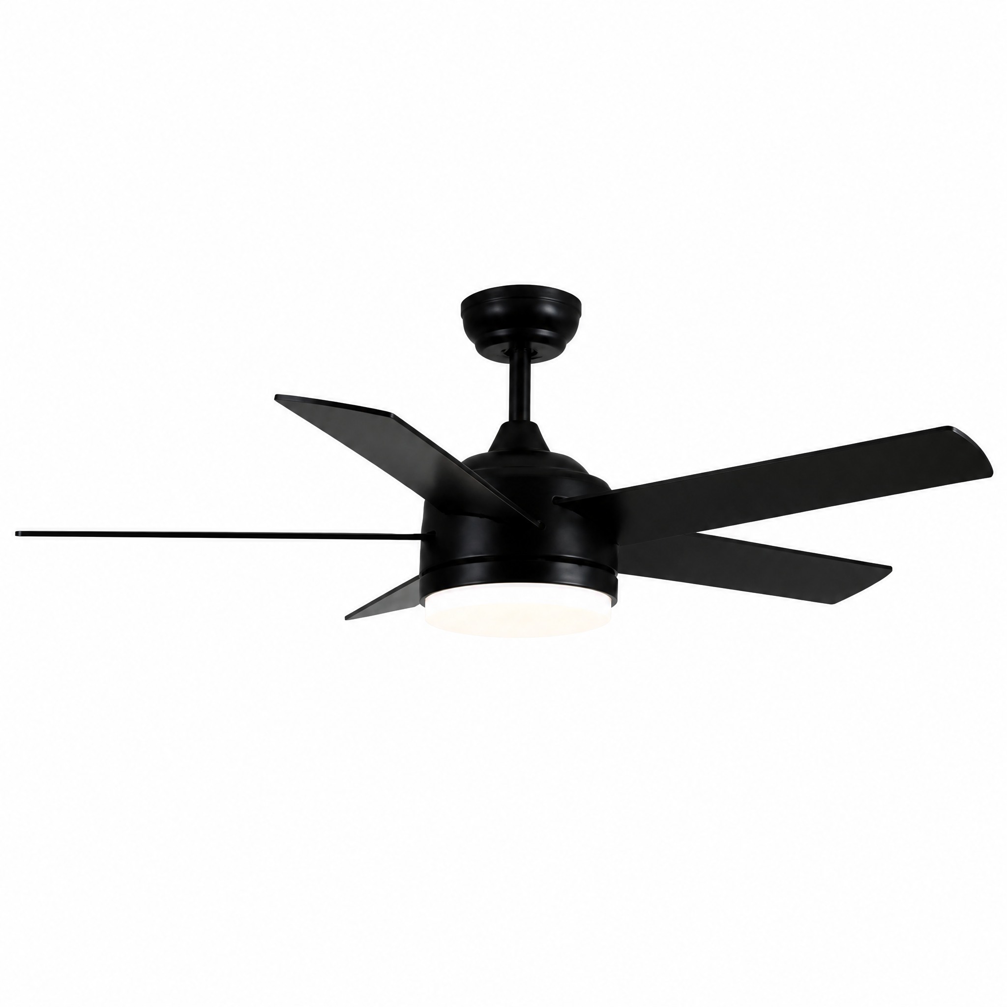 Ventilateur de Plafond Noir LED